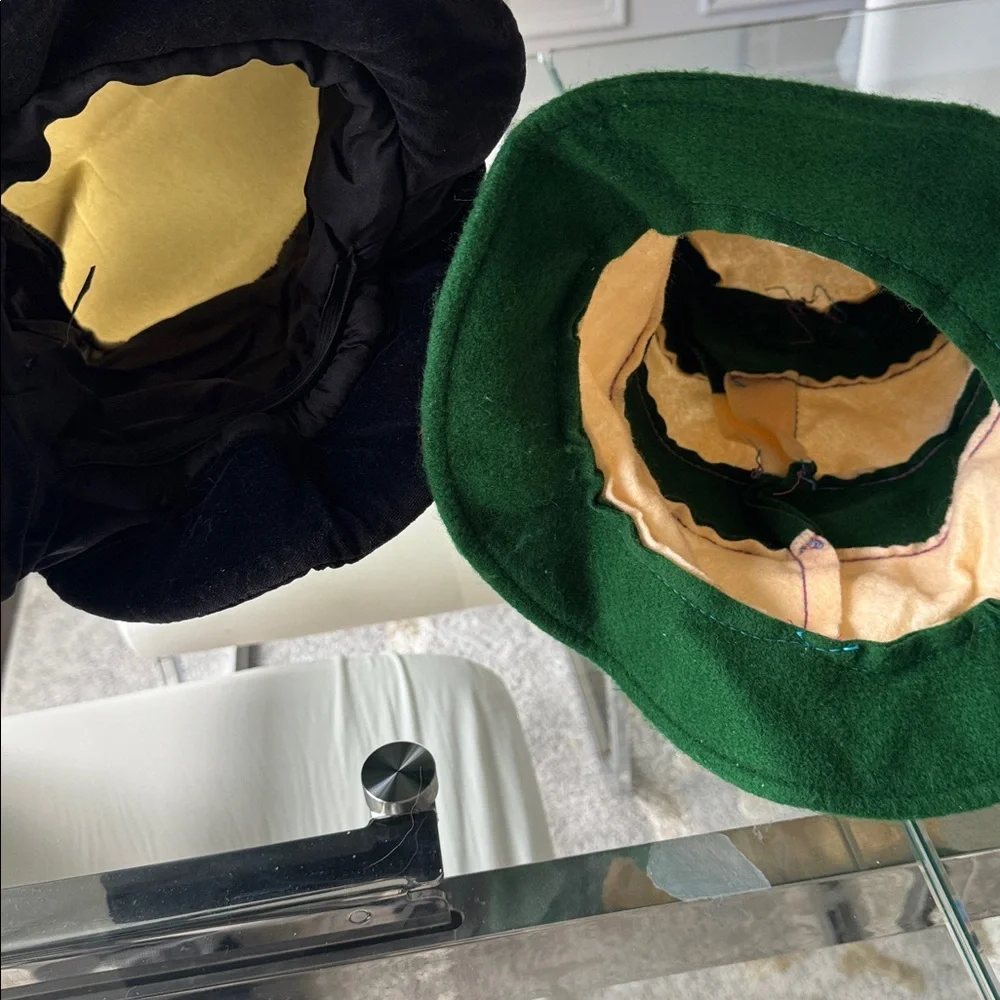 Guinness Black and Cream High Top Novelty Hat/ Murphy’s Green Striped Unisex